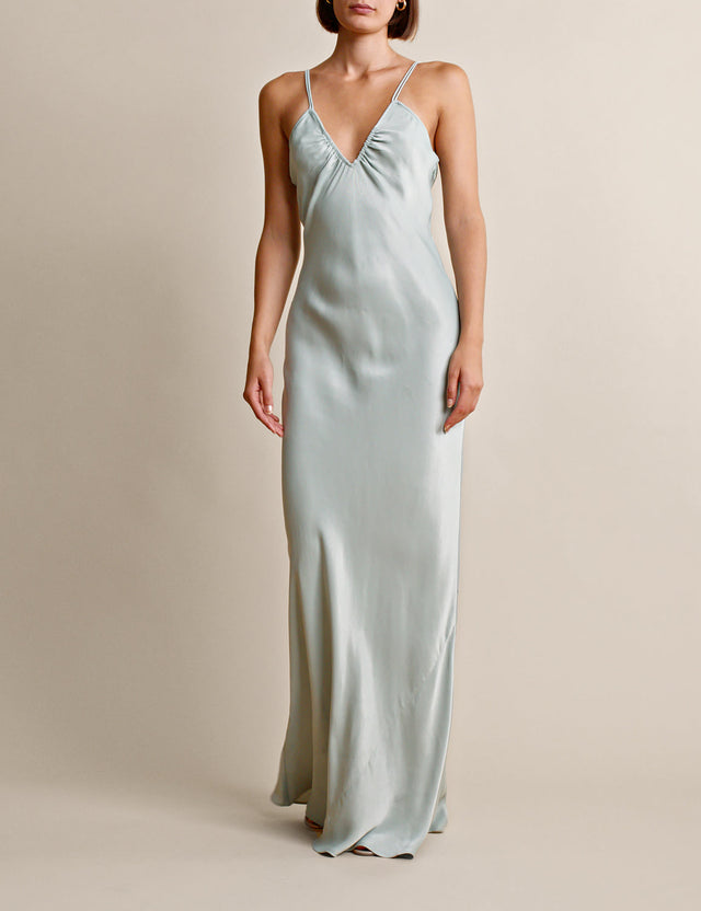 byTiMo - Crepe Satin Strap Dress