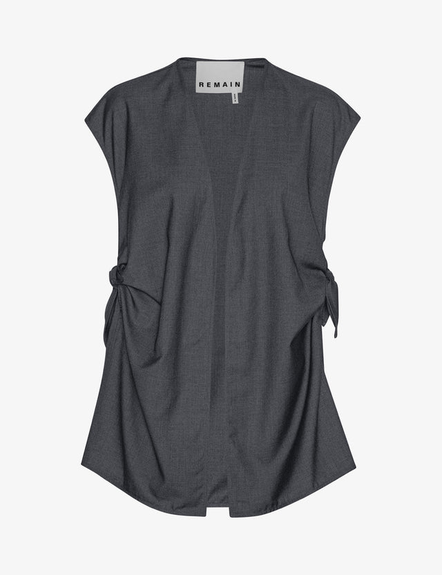 REMAIN - Oversize Knot Detail Vest